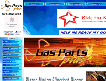 Tablet Screenshot of gaspartsplus.com